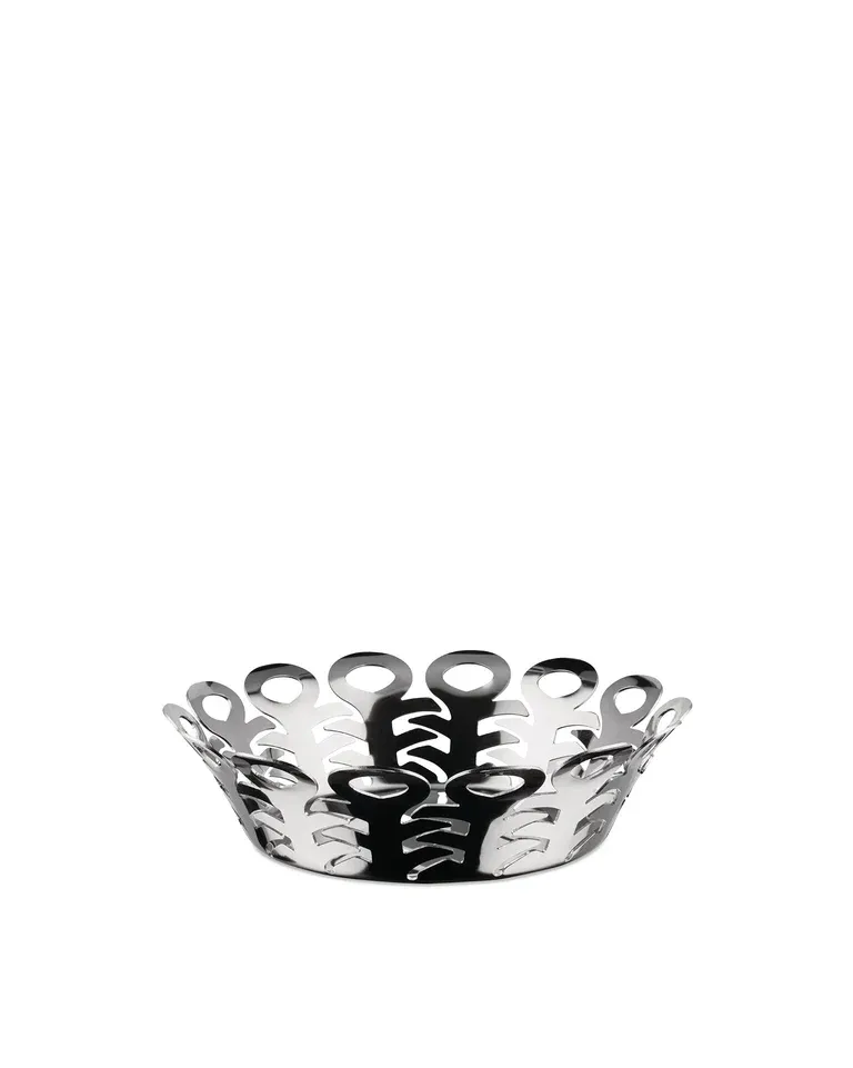 Alessi, Vimini  Cestino traforato in acciaio inossidabile 18/10 cm 21