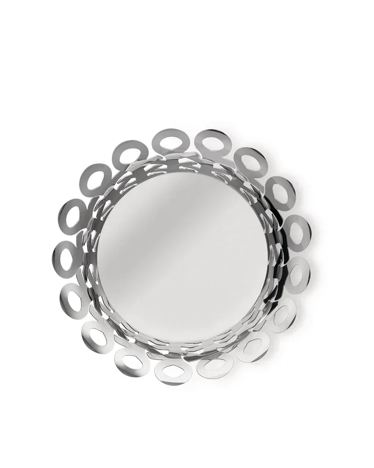 Alessi, Cestino traforato in acciaio inossidabile 18/10 cm 21. articolo BM21/21 Vimini