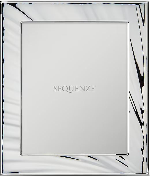 Sequenze, Portafoto Linea Curtains in argento cm 10x15.