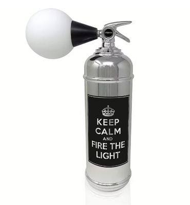 Sequenze, Lampada Pop Fire the Light colore Silver cm 21x35