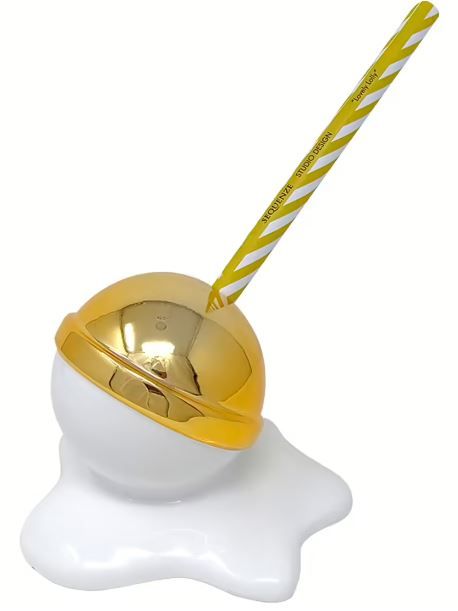 Sequenze, Scultura Lovely Lolly bianco e oro