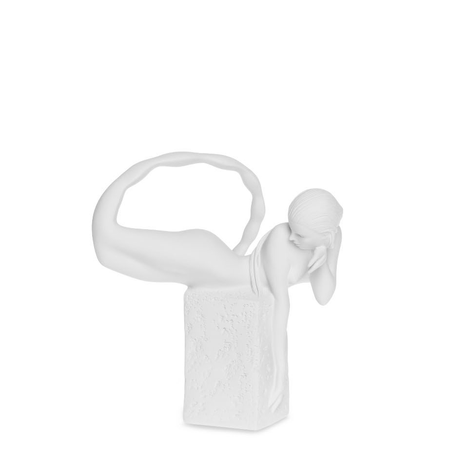 Lamart, Segno Zodiacale Scorpione in poliresina bianco