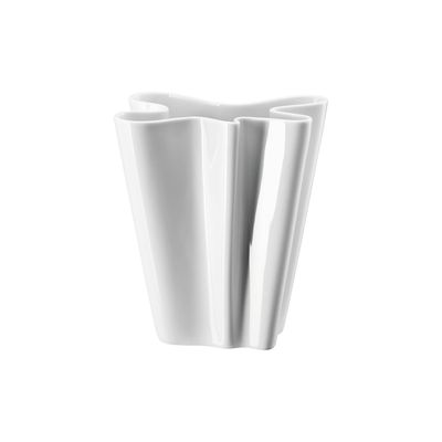 Rosenthal, Vaso in porcellana, bianco decoro Flux cm 20 art.14259-800001-26020