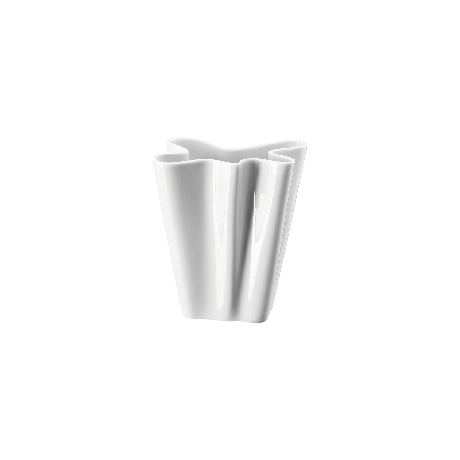 Rosenthal, Vaso in porcellana, bianco decoro Fast cm 14 art. 14259-800001-26014
