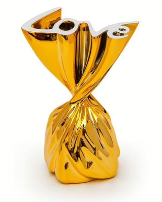 Sequenze, Scultura linea Sweet Gift colore oro cm 12