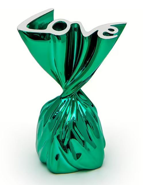 Sequenze, Scultura linea Sweet Gift colore verde cm 12