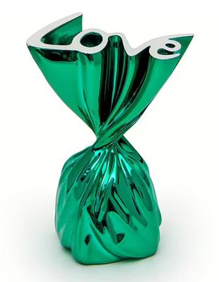 Sequenze, Scultura linea Sweet Gift colore verde cm 12