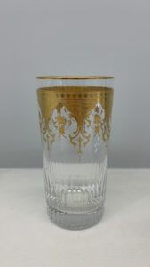Baccarat, bicchiere in cristallo con incrostazione d&#39;oro modello Prestige art. 1620233