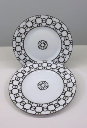 Hermès, Fil D&#39;Argent coppia piattini pane