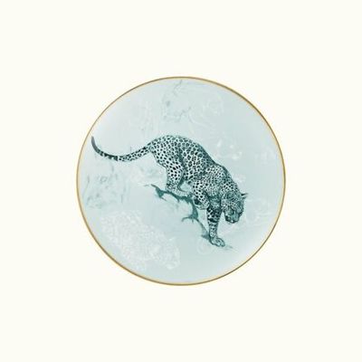 Hermés Piatto da dessert Carnets d’Equateur “Panthère”