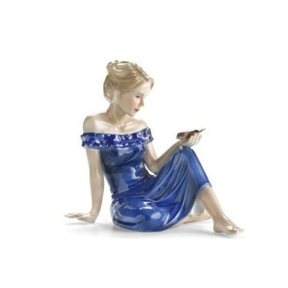Royal Copenhagen,Statuina Ragazza con Uccellino