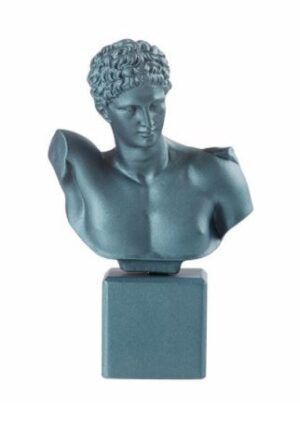 Sophia, busto Hermes metallic ocean large H32.5cm