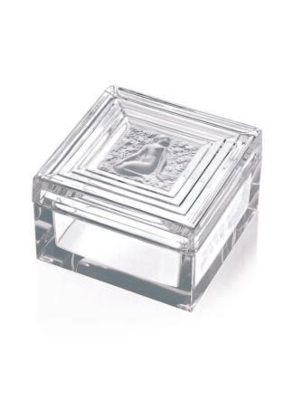 Lalique, scatola in cristallo modello Ducan