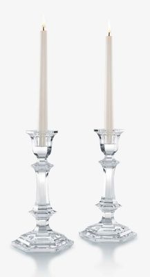 Baccarat, coppia candelieri in cristallo modello Harcourt  art. 2813863