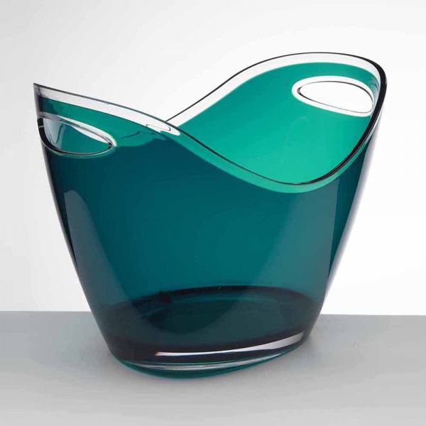 MarioLuca Giusti, portabottiglie modello Culla, colore verde
