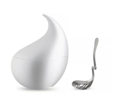 Alessi, contenitore per mozzarella con mestolo Nunziatella art. ESI23 SET