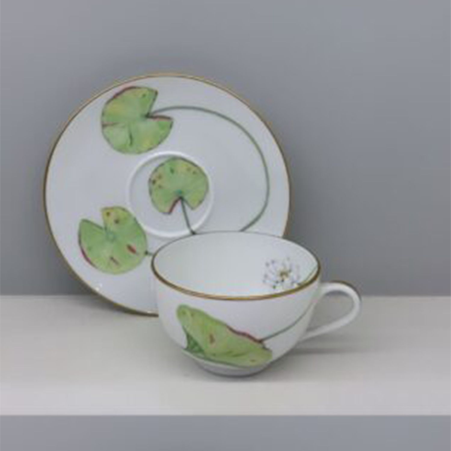 Hermès, Nil Oro Tazza Caffè con Piattino