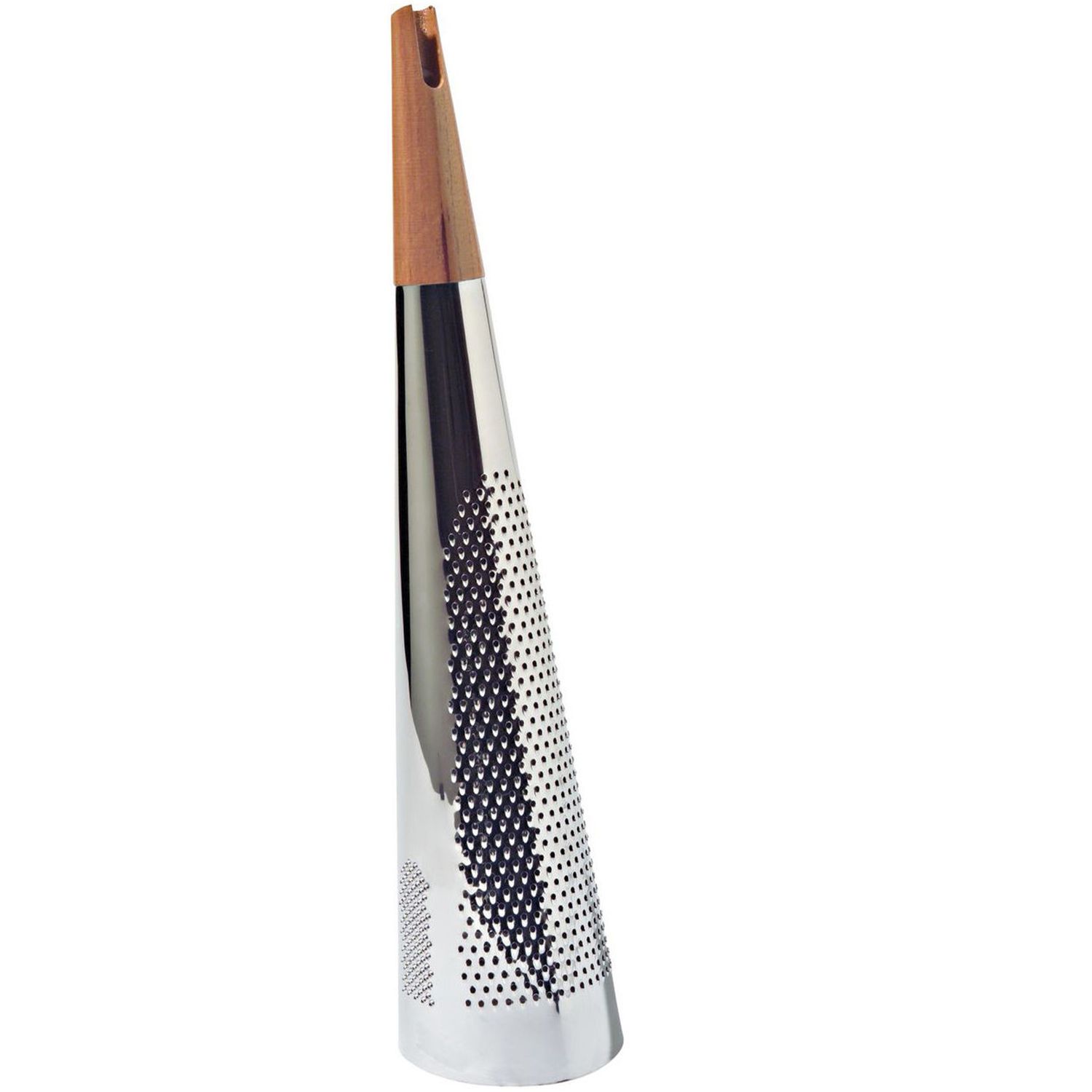 Alessi RS08 - TODO Grattugia gigante per formaggio e noce moscata in acciaio e legno.