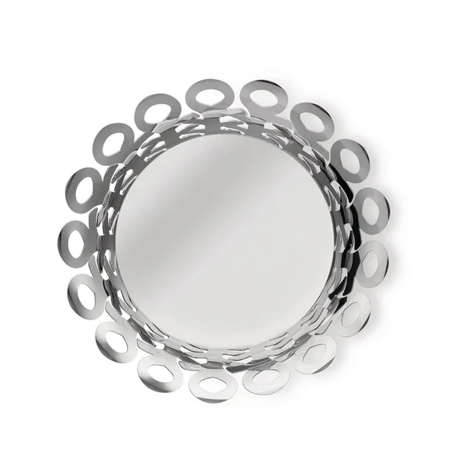 Alessi, Cestino traforato in acciaio inossidabile 18/10 cm 21. articolo BM21/21 Vimini