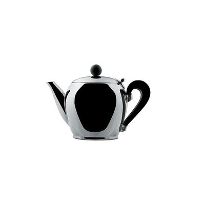 Alessi, caffettiera in miniatura Bombé teiera H 5 cm in acciaio 18/10