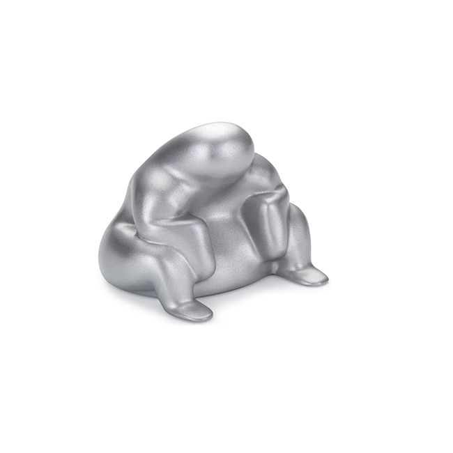 Alessi, Scultura Dédé miniatura in zama cromata.