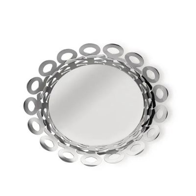 Alessi, cestino traforato in acciaio inox 18/10  cm 25. Articolo BM21/25 Vimini