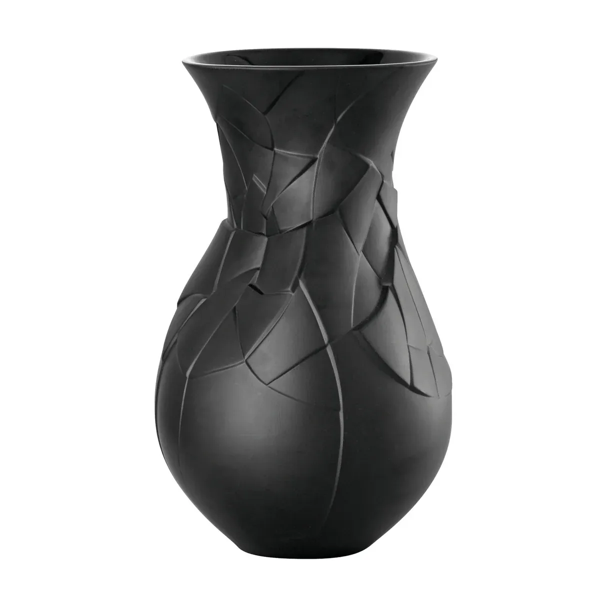 Rosenthal, vaso of Phases in porcellana cm 30 colore nero art:14255-105000-26030