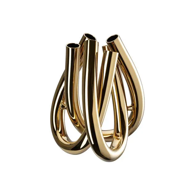 Rosenthal, Vaso in vetro colore rame, modello Triu cm 22 art.  69132-321496-47022