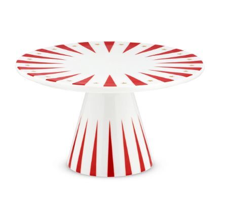 Alessi, Alzata in porcellana. Decorata a mano. Altezza cm 12,5 art: NZ05