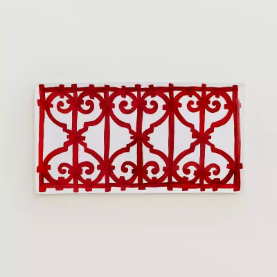 Hermès, Piatto rettangolare Balcon du Guadalquivir art. 011024P