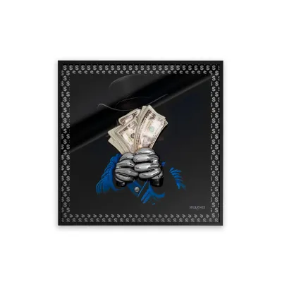 Sequenze, quadro Dream Big argento.