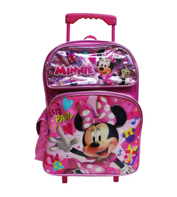 Minnie Mouse Large 16&quot; Rolling Backpack