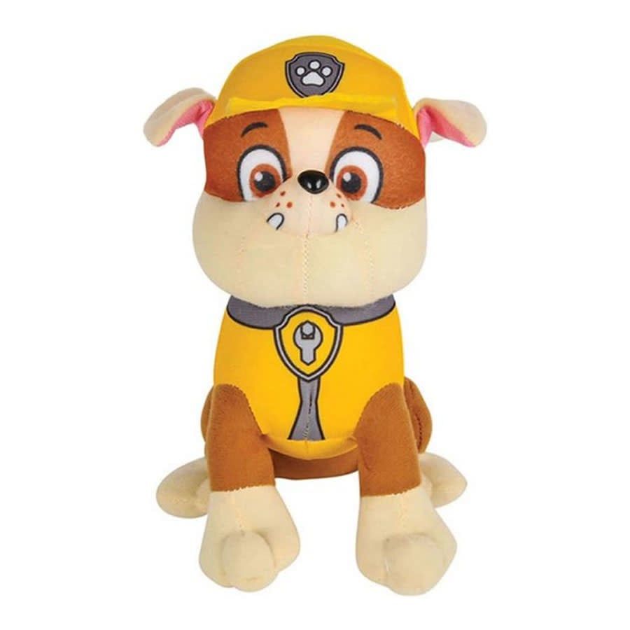 Paw Patrol Plush Stuffed Animal Toy 8&quot; / Rubble Yellow