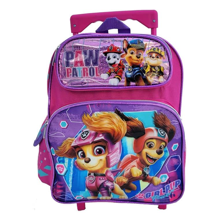 Paw Patrol 12&quot; Small Rolling Backpack Pink