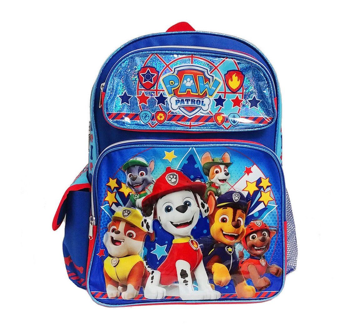 Paw Patrol Large Backpack 16&quot; Blue Boys