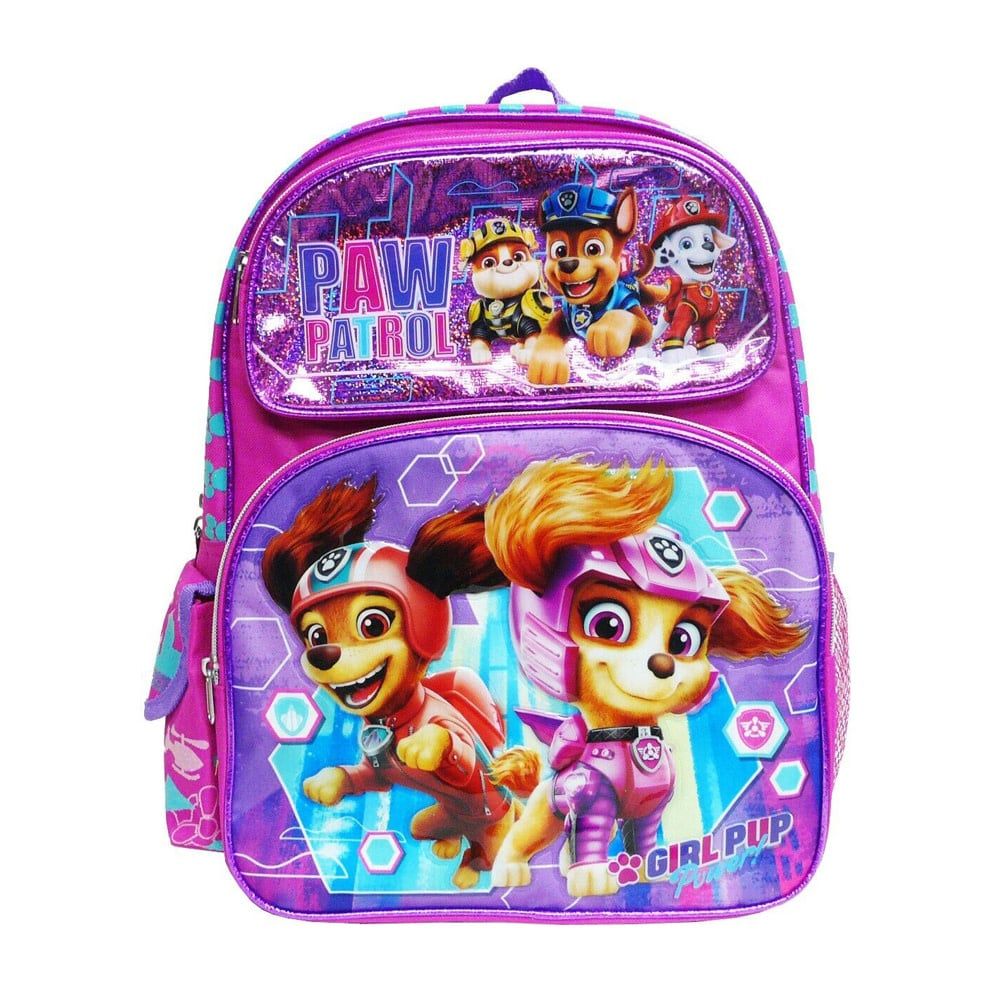 Paw Patrol Large Backpack 16&quot; Pink Girls