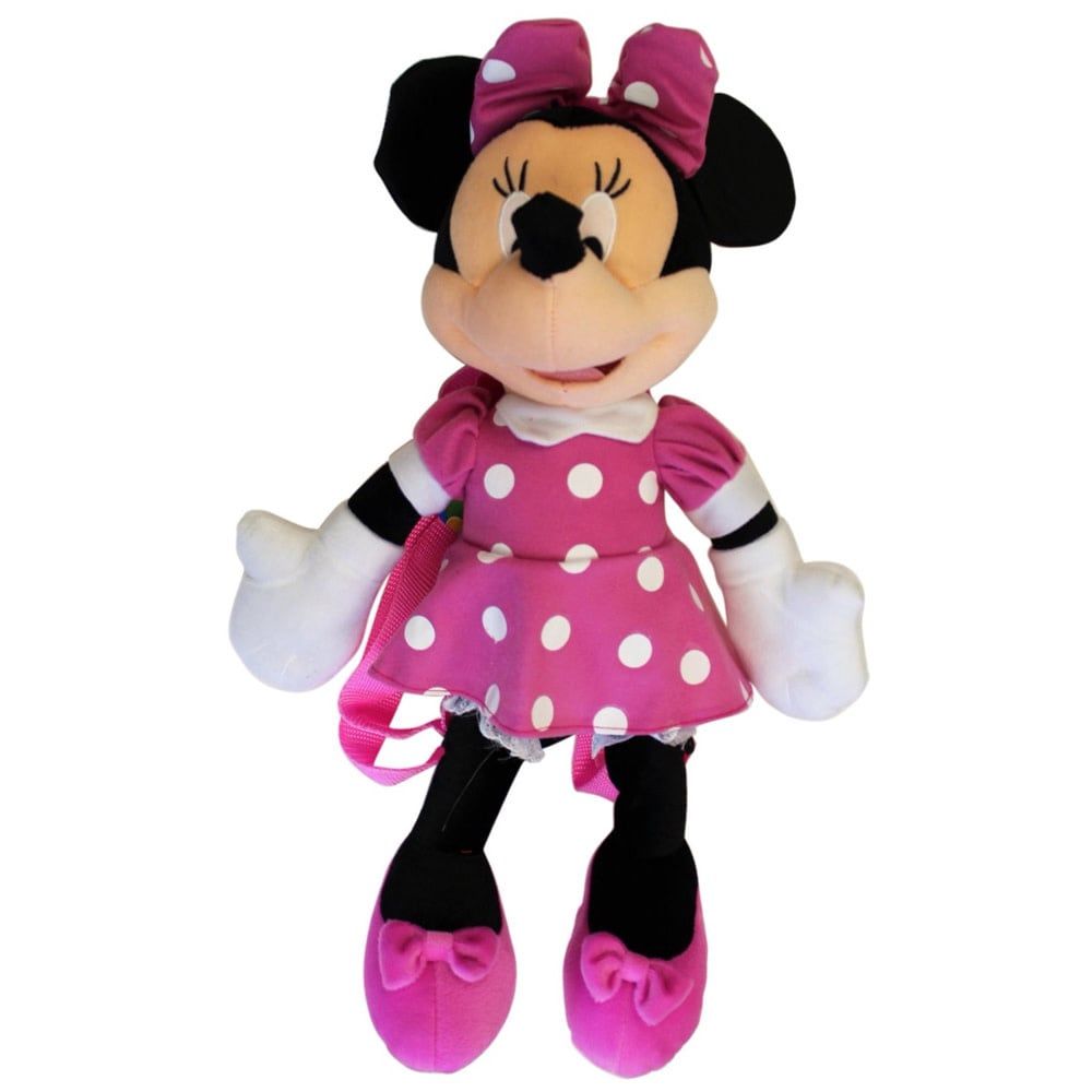 Minnie Mouse Plush Backpack 20&quot; Pink