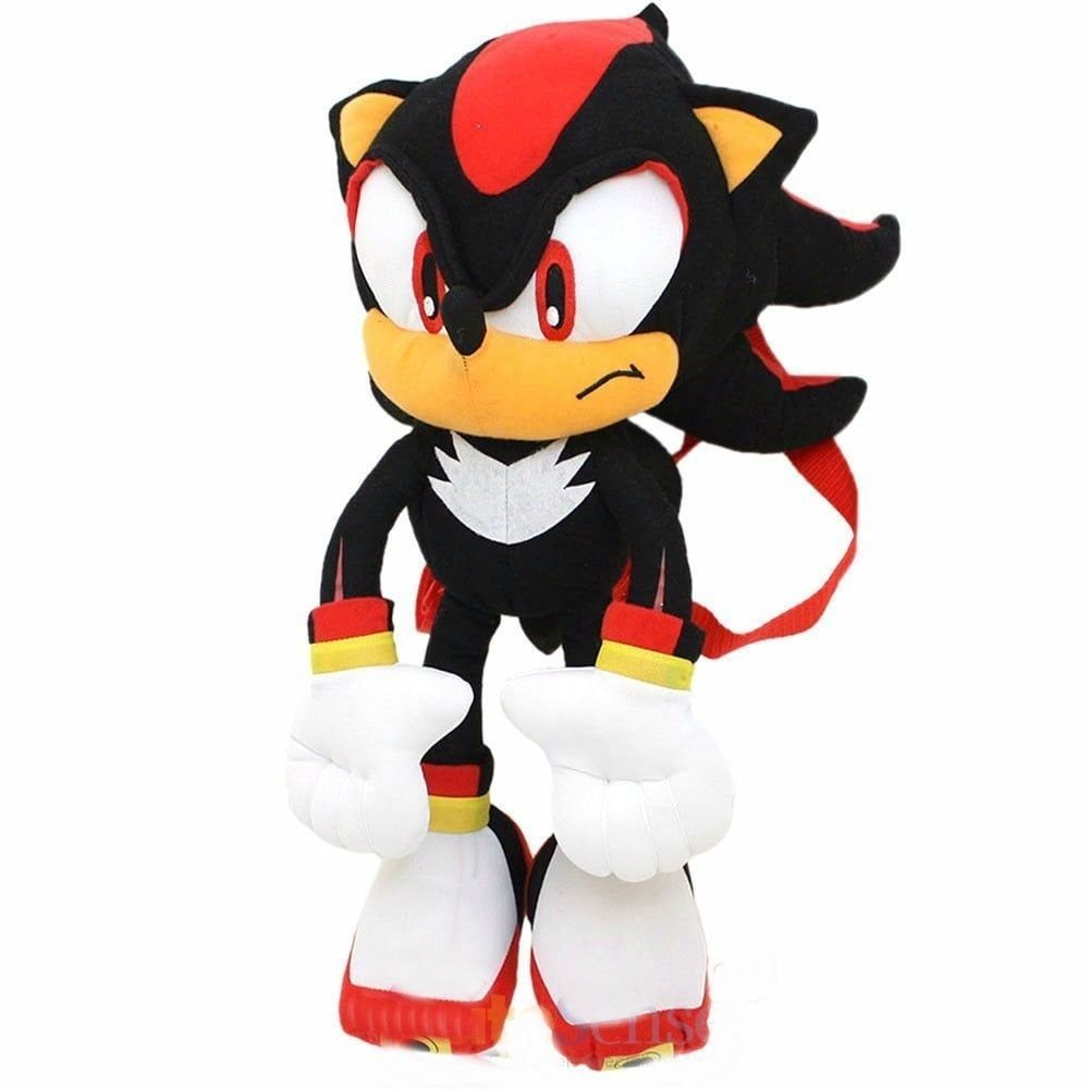 Sonic Plush Backpack 18&quot; Black / Shadow
