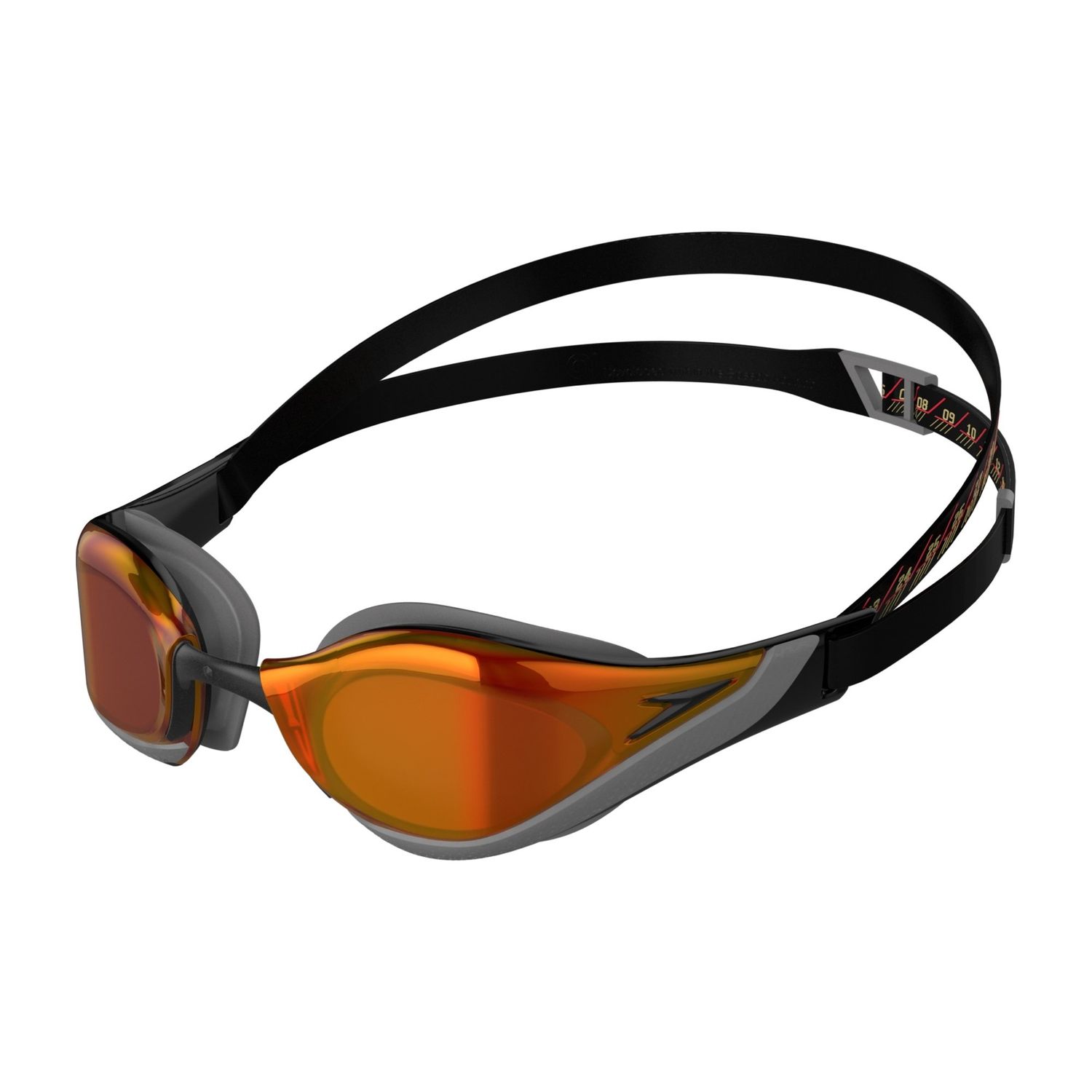 FASTSKIN PURE FOCUS MIRRORED, Color: 260 ASPHALT