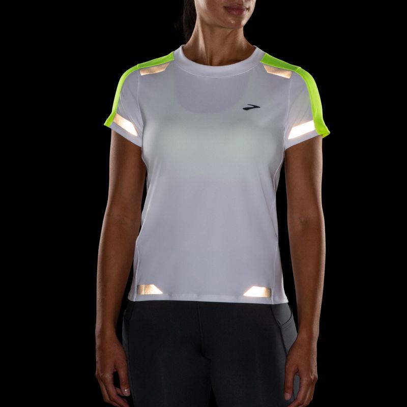 WOMENS RUN VISIBLE SHORT SLEEVE