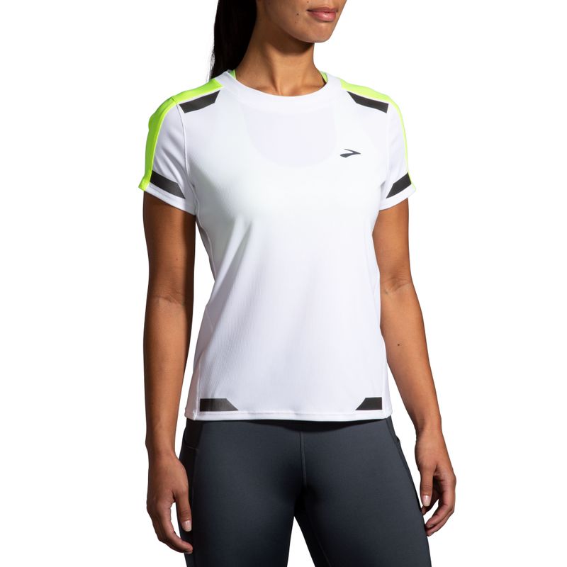 BROOKS WOMENS RUN VISIBLE SHORT SLEEVE