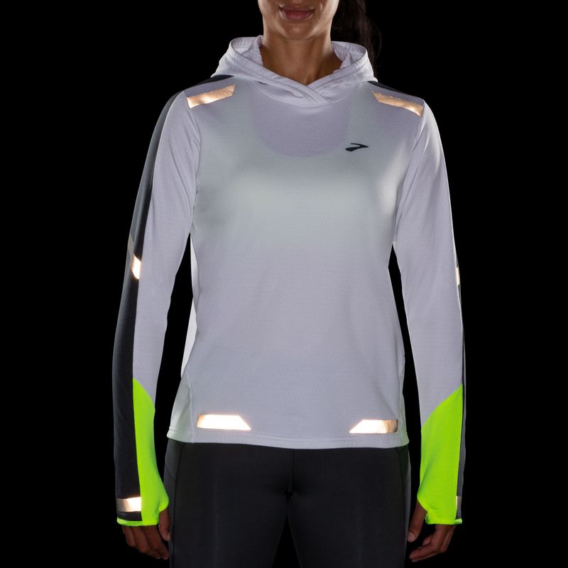 WOMENS RUN VISIBLE THERMAL HOODIE