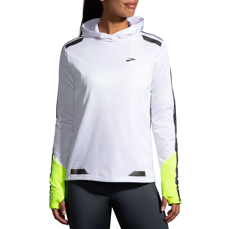 BROOKS WOMENS RUN VISIBLE THERMAL HOODIE
