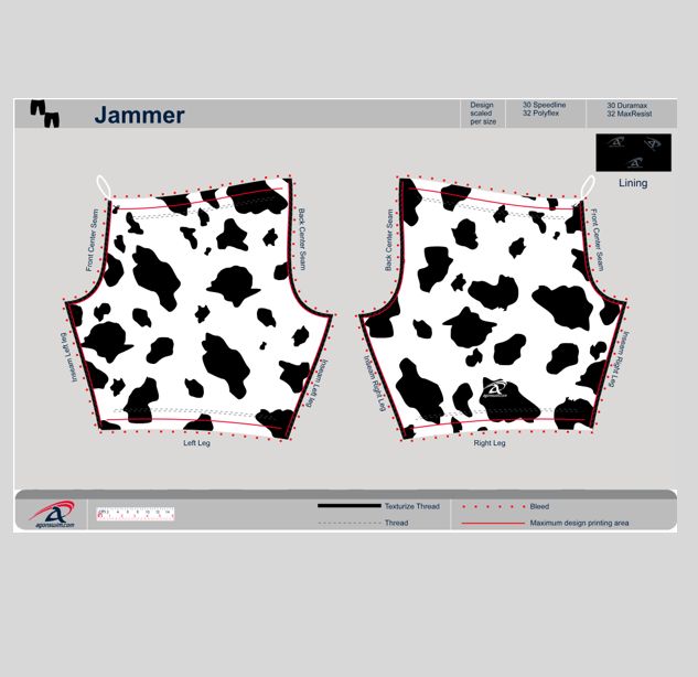 TEAM CUSTOM MAXRESIST LILY FLAGG COWS JAMMER