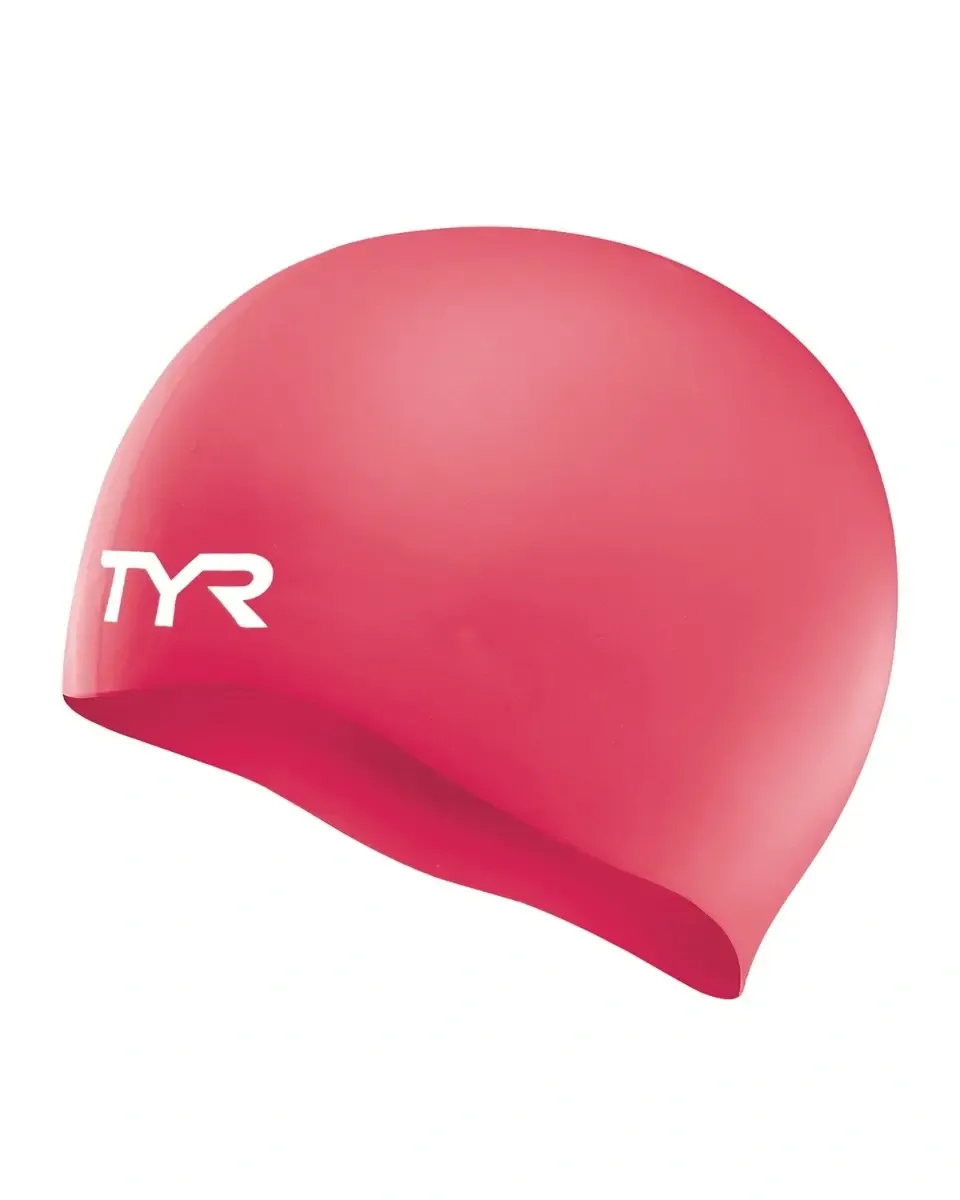JR SOLID WRINKLE-FREE SILICONE SWIM CAP - LIMITED EDITION CORAL