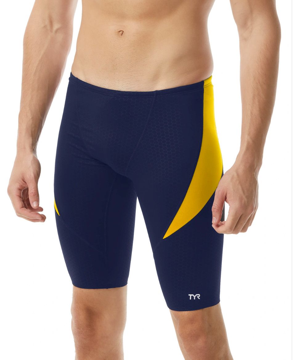 TEAM TYR DURAFAST ELITE HEXA CURVE SPLICE JAMMER 409 NAVY/GOLD, Size: 22