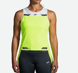 BROOKS WOMENS RUN VISIBLE BACK-TO-FRONT TANK