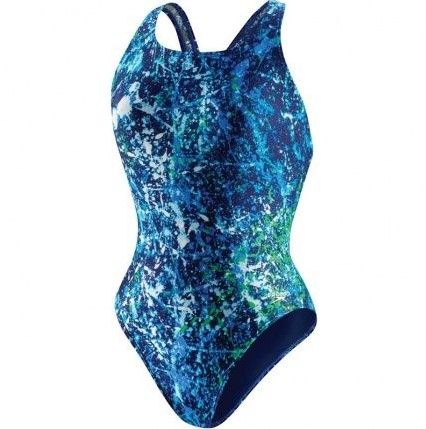 SPEEDO POWERFLEX  SUPERPRO SWIMSUIT - SPLATTER SPLASH