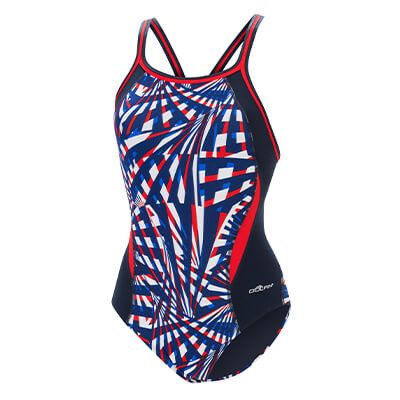DOLFIN ATOMIC DBX BACK, Color: B41 - RWB, Size: 22