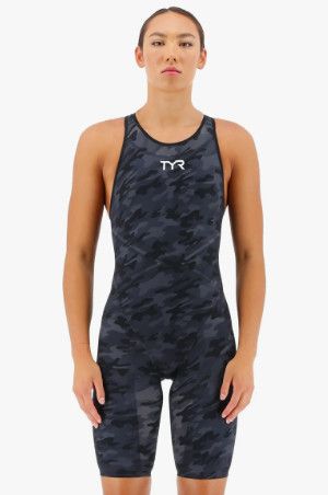 TYR VENZO CAMO OPEN BACK, Color: 001 BLACK, Size: 27